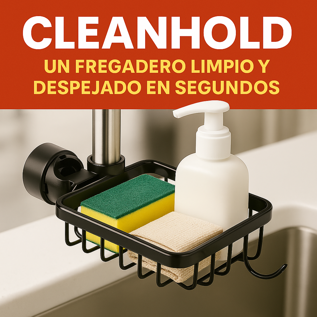 CleanHold® - Soporte para esponja y jabón